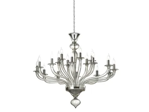 2135CH18 - LED Murano glass chandelier _ Il Paralume Marina